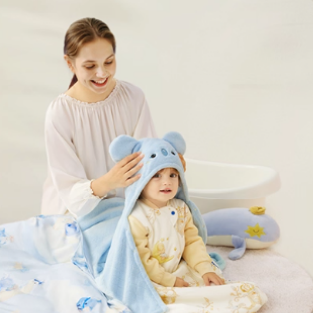 Babycare Baby Hooded Baby Towel - 105x105cm