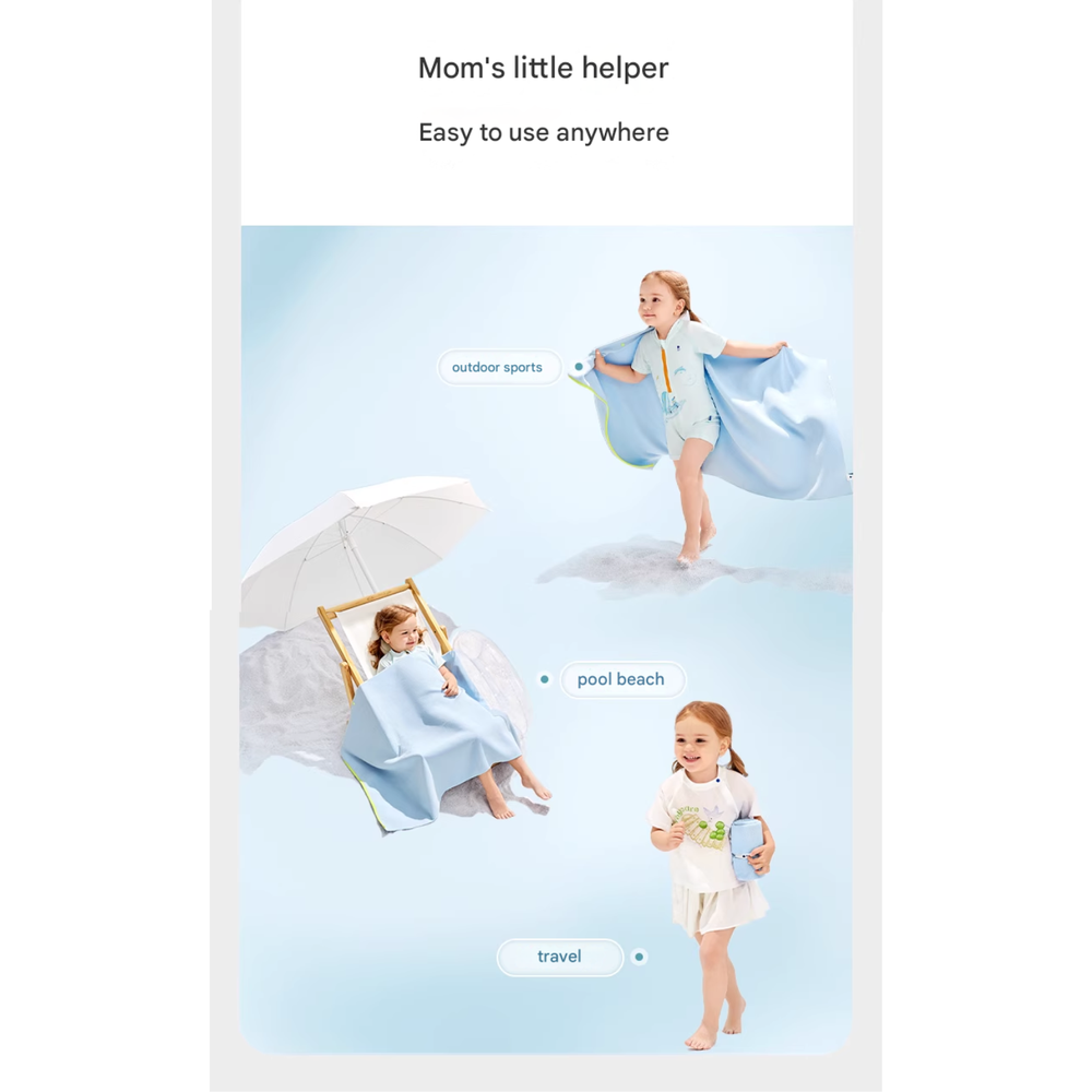 Babycare - Kids & Baby Towel - 60 x 100 cm