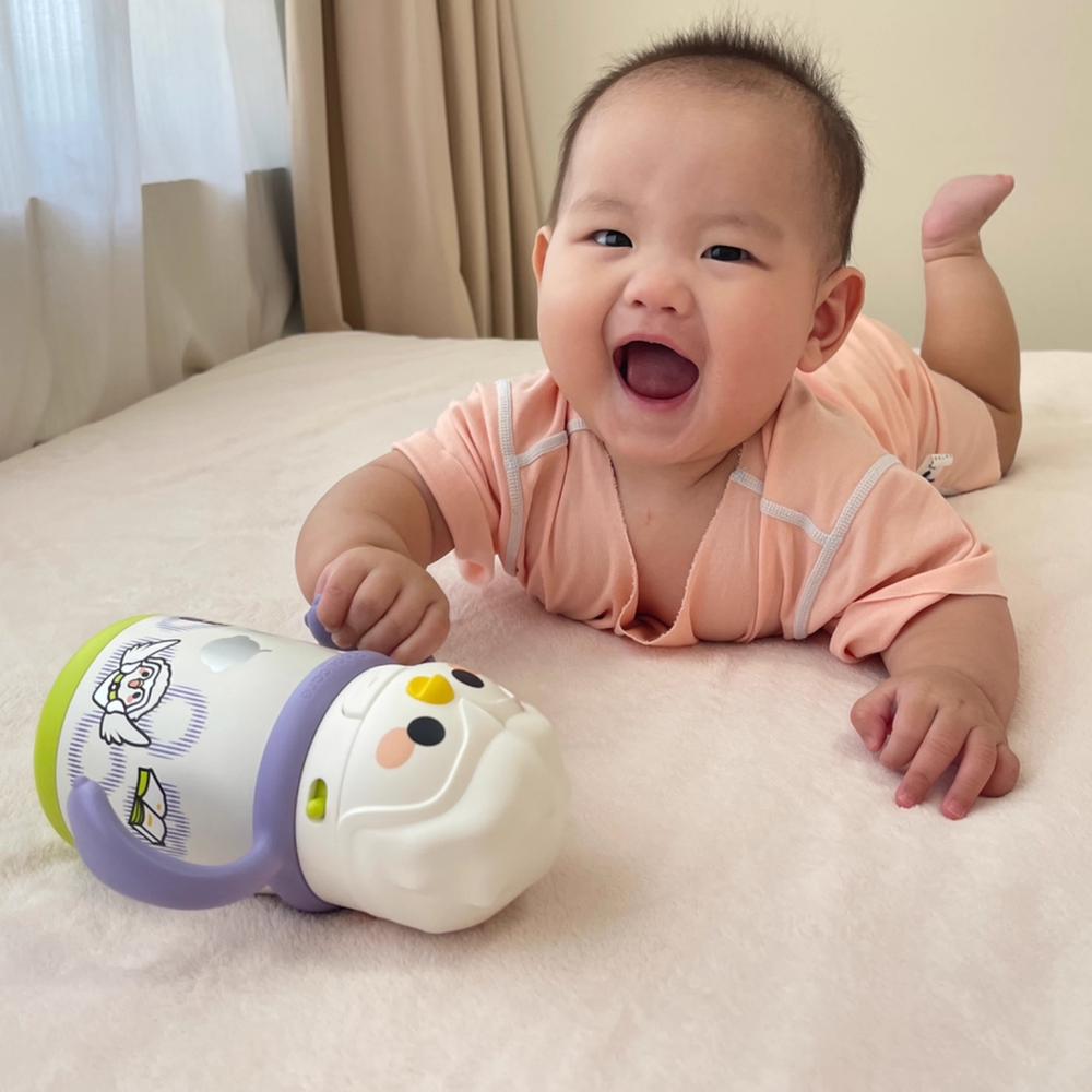 Babycare - Owl Insulated Baby Cup With Straw - 450 ml