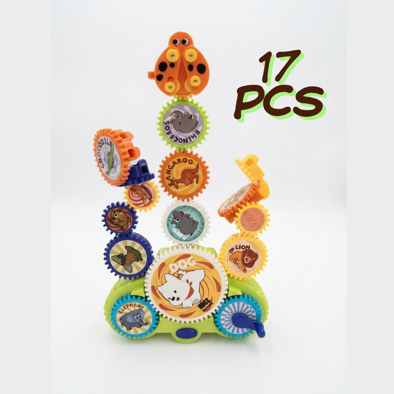 Babycare - Multi-Gear Electric Building Blocks Children's Toy - 17 Pcs