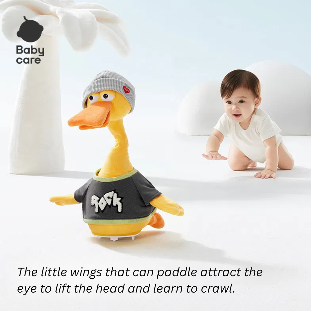 Babycare - Cabri Duck Plush Toy With Cap & Cloths - Yellow
