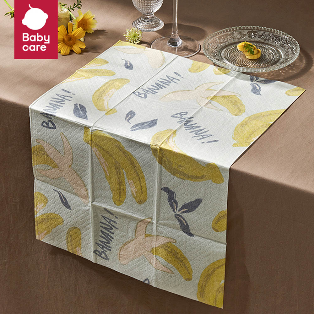 Babycare - Disposable Table Mat 5 Pcs - Dino Oranges