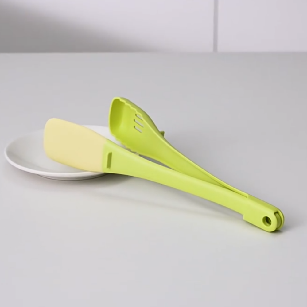 Babycare - Silicone Spatula, Multi-functional Stir-fry Spatula 1 Pcs - Green