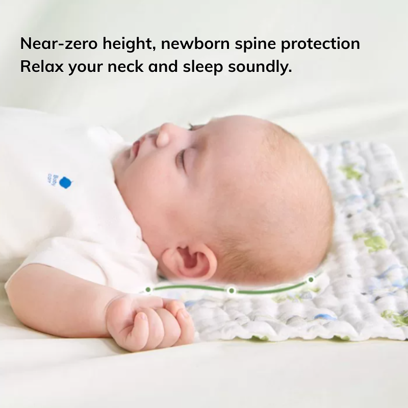 Babycare - Baby Head Pillow - Blue - 40 x 20 cm