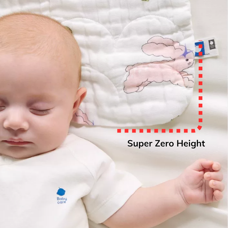 Babycare - Baby Head Pillow - Blue - 40 x 20 cm