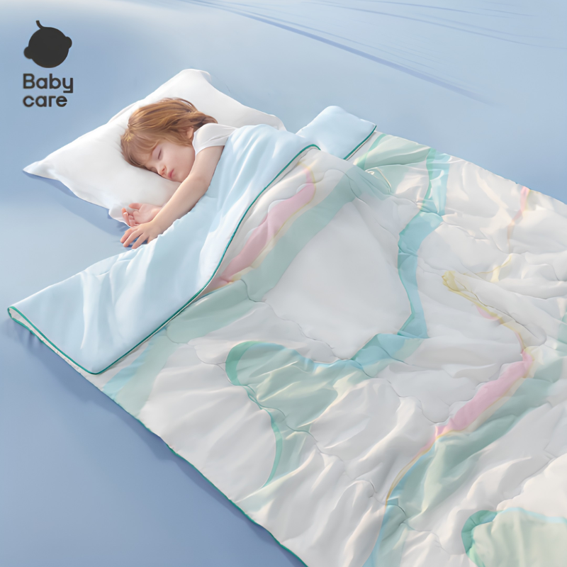 Babycare - Baby Blanket With Cooling Comforter - Blue