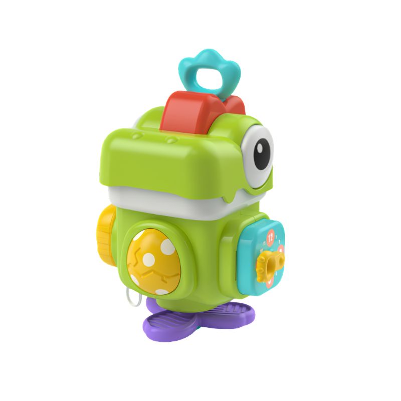 Babycare - Dinosaur Busy Cube Sensory Montessori Toy - Green