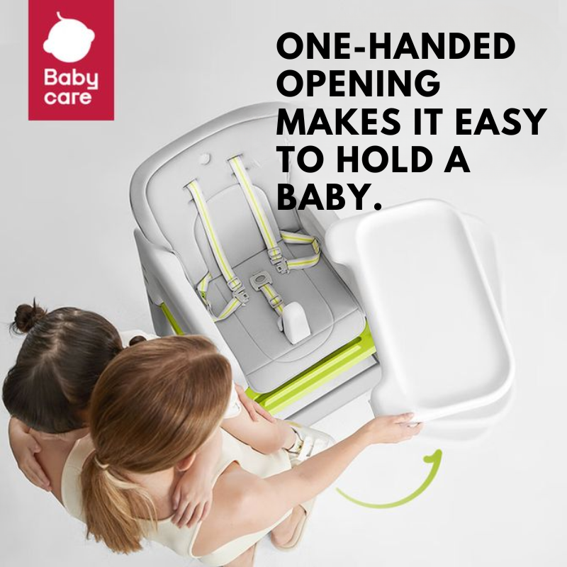 Babycare - 5-in-1 Multifunctional High Chair - Grey