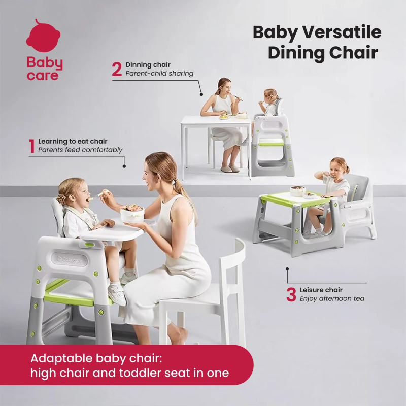 Babycare - 5-in-1 Multifunctional High Chair - Beige