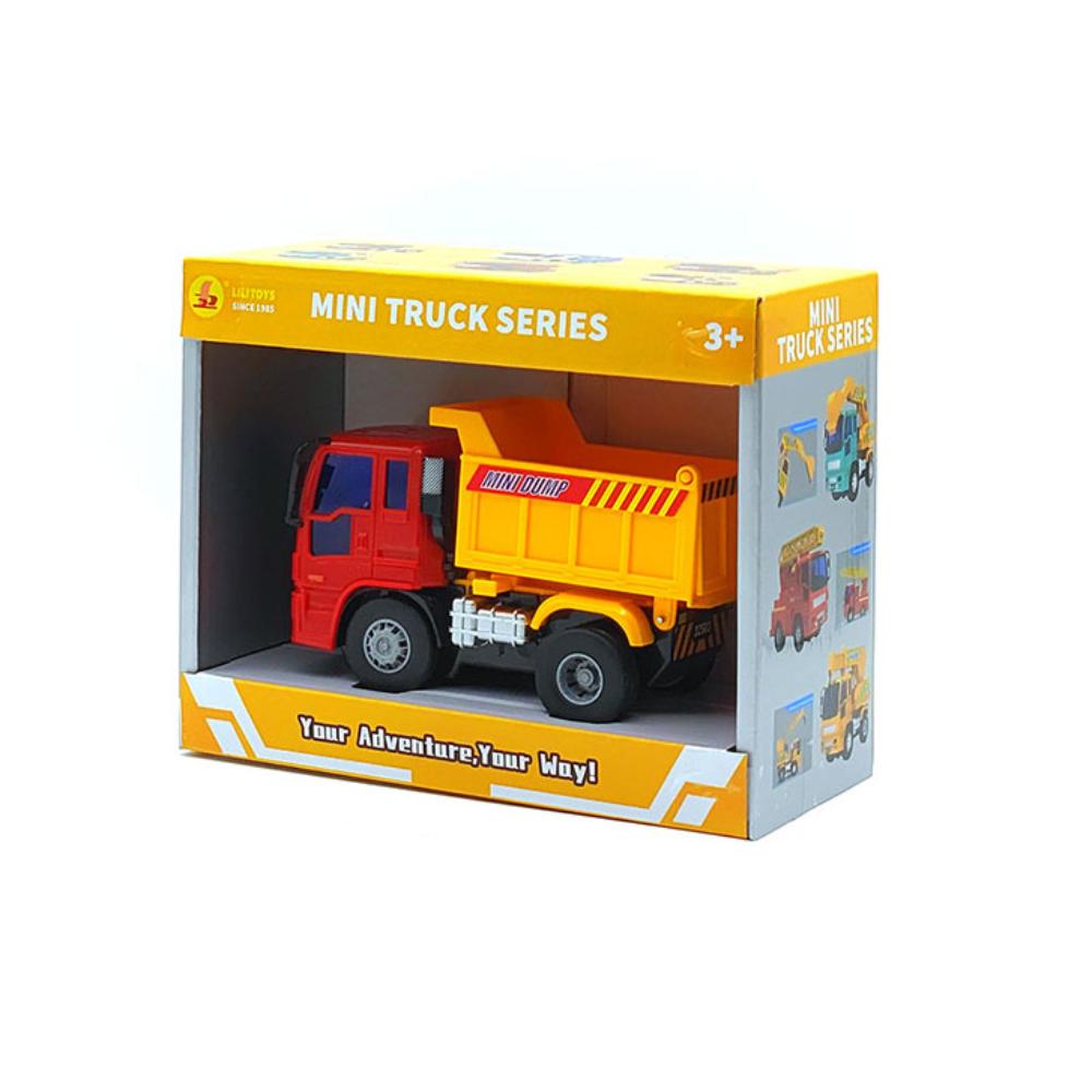Babycare - Mini Dump Truck Engineering Vehicle Toy - Yellow/Black
