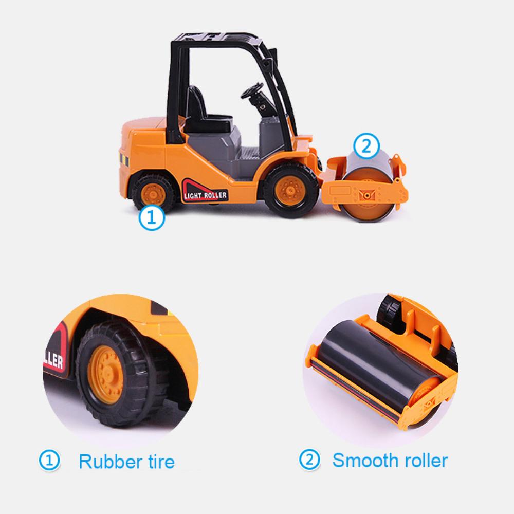 Babycare - Mini Road Light Roller Toy - Orange/Black
