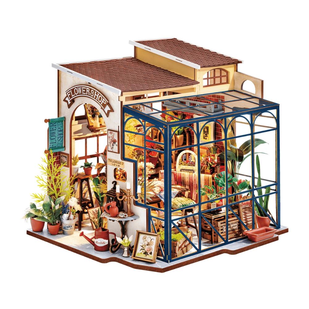 Rolife - DIY Miniature House Emily's Flower Shop - 449 Pc Set