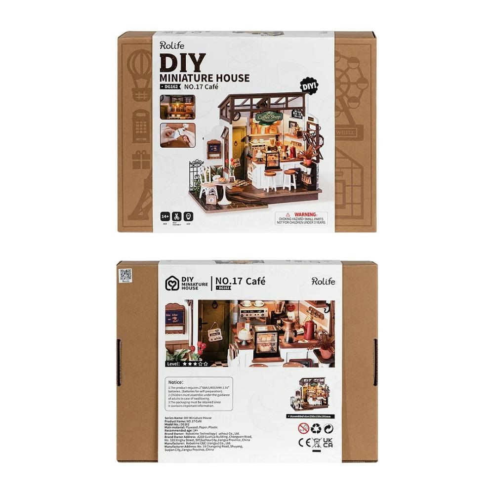 Rolife - DIY Miniature House Slow Life Cafe - 183 Pc Set