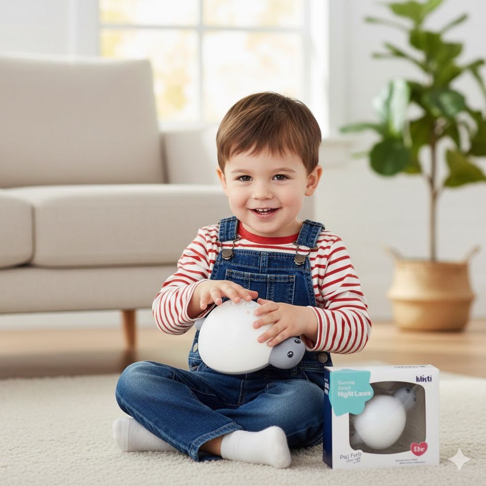Babycare - Turtle Bedside Lamp - White