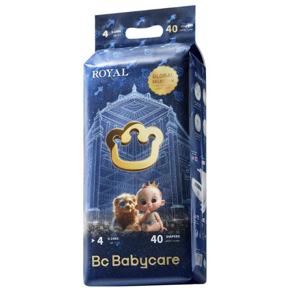 Babycare - Royal Baby Diapers - Size 4 - 9-14 kg - 40 Pcs