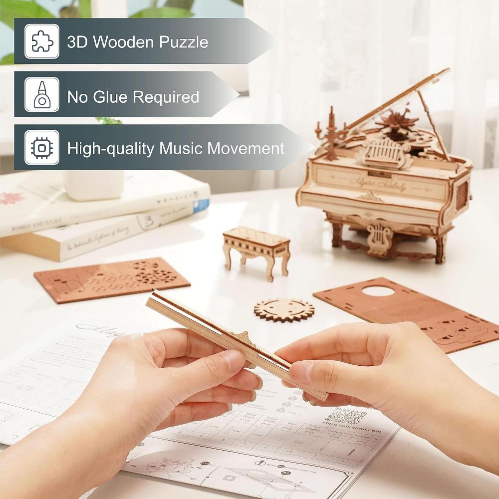 Rolife - DIY Magic Piano 3D Puzzles - 223 Pcs