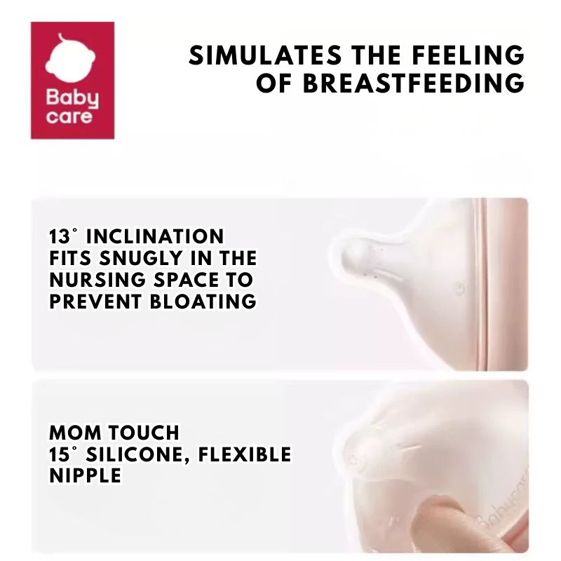 Babycare - Bottle Feeding Teats Nipples - Transparent