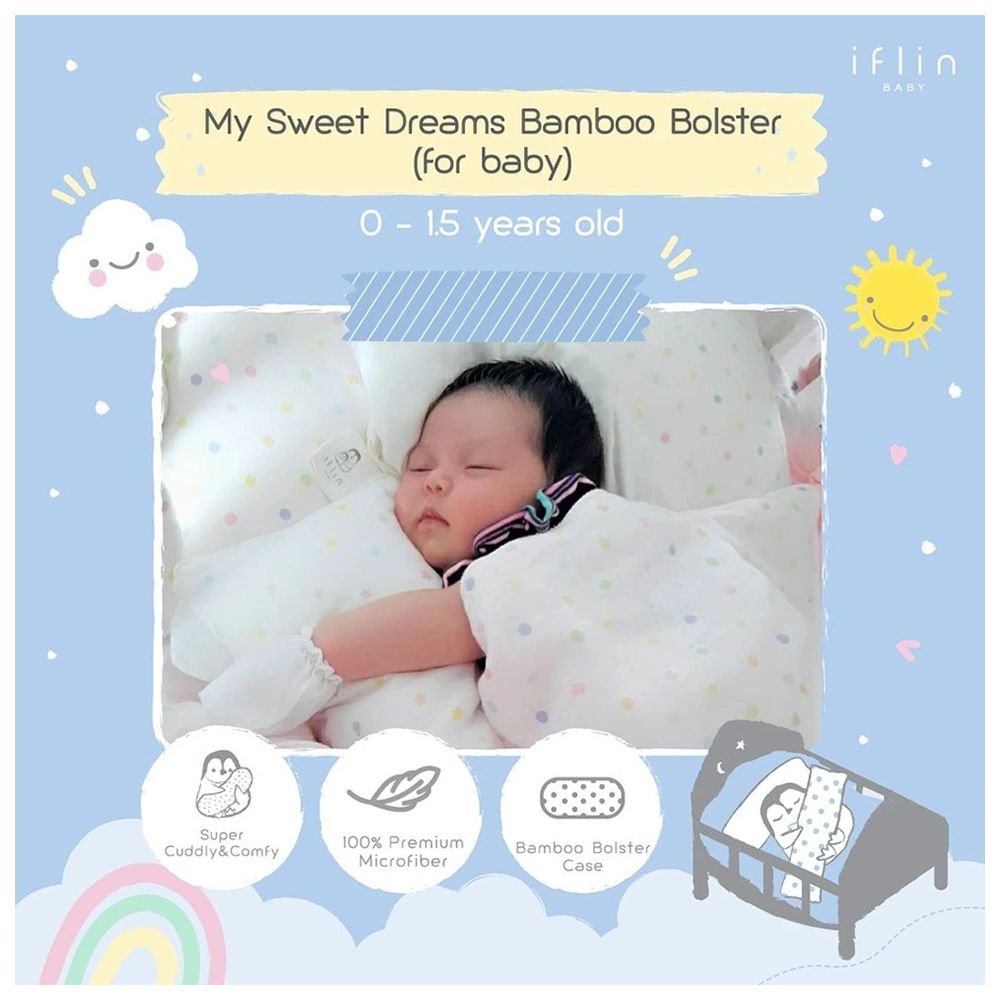 Iflin Baby My Sweet Dreams Bamboo Bolster
