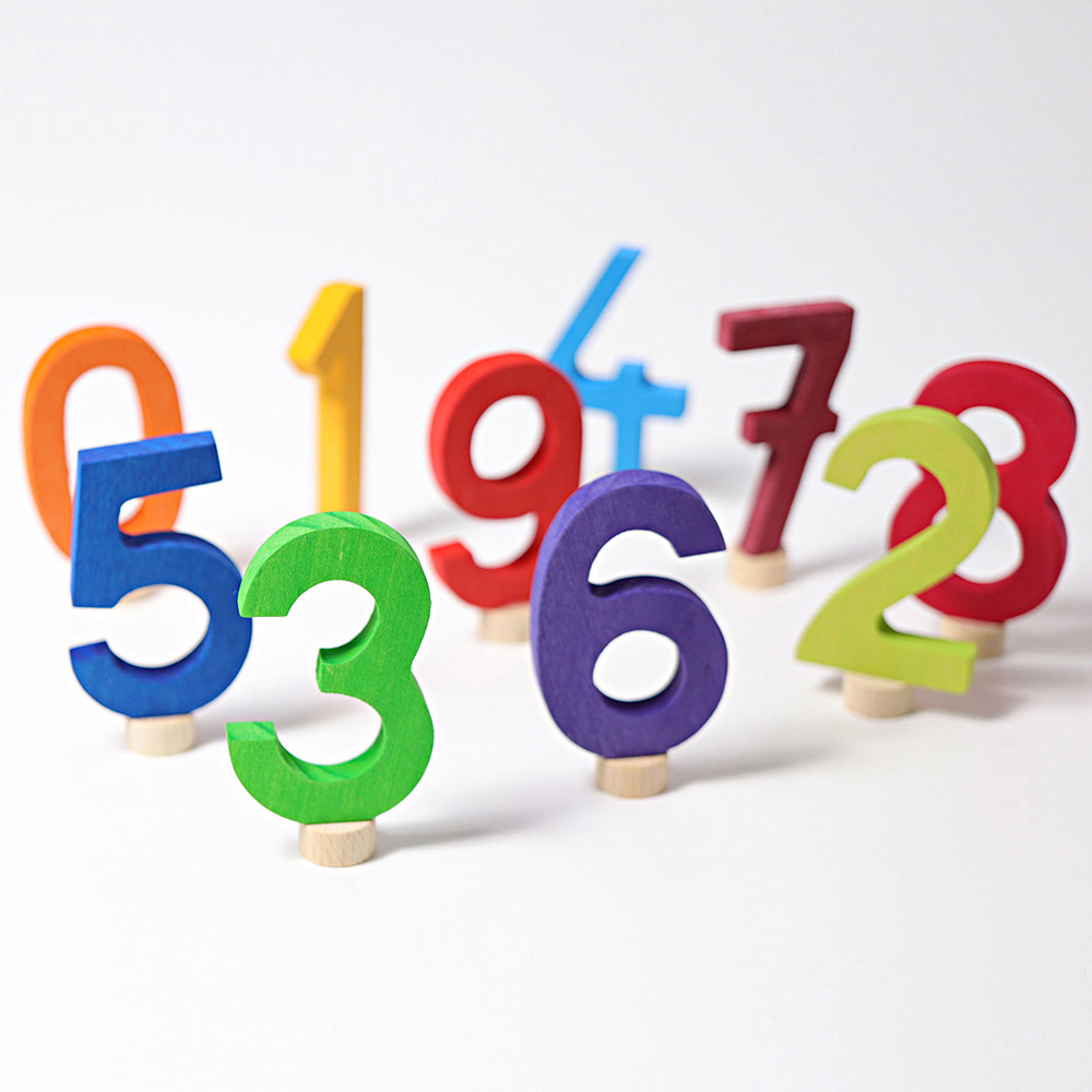 Grimm's - Decorative Number 8 - Red