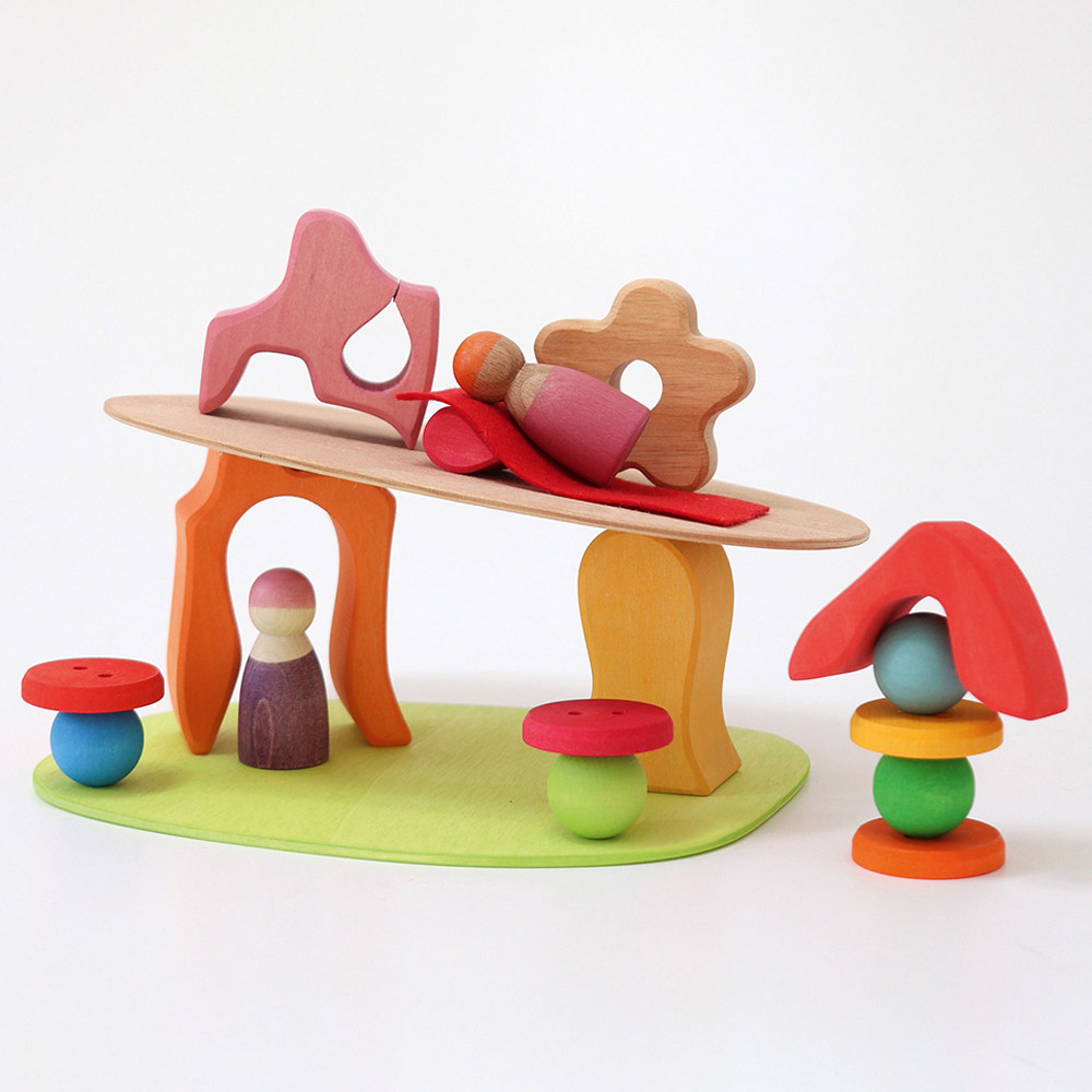 Grimm's - Small World Play Down By The Meadow Playset