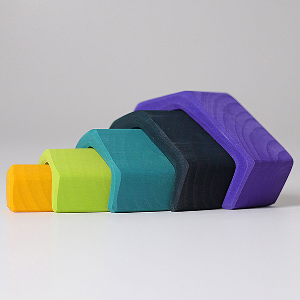 Grimm's - Stacking Earth Toy - Small - 5pcs