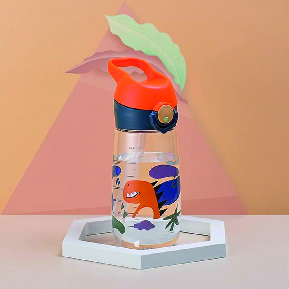 Brain Giggles - Tritan Water Bottle - Orange - 480 ml
