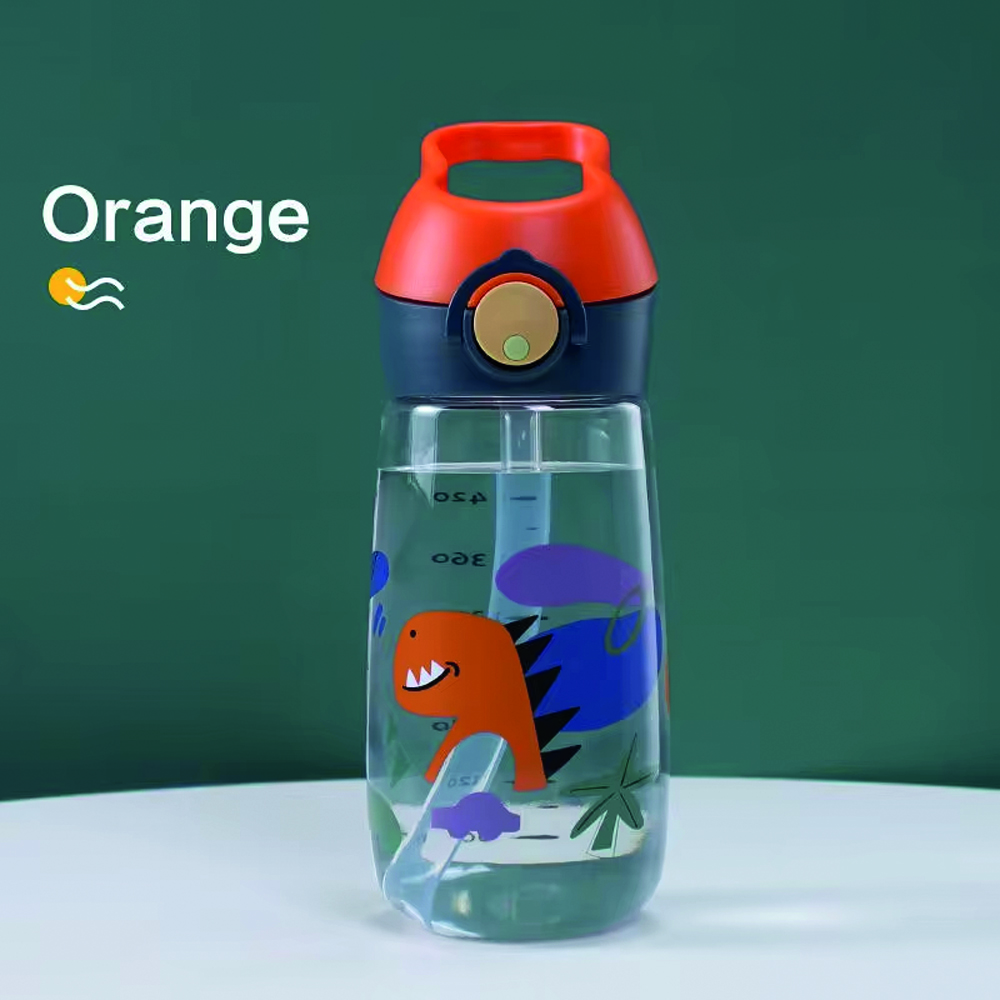 Brain Giggles - Tritan Water Bottle - Orange - 480 ml