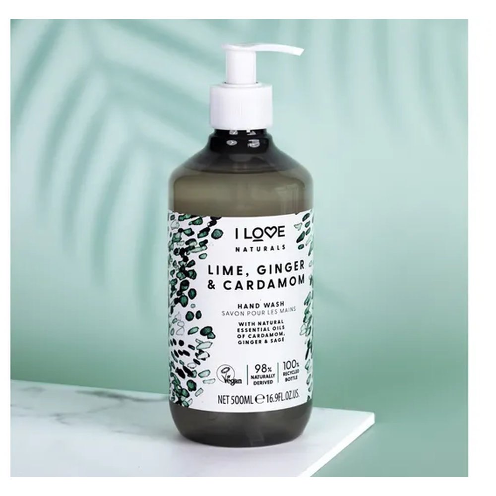 I LOVE - Naturals Lime, Ginger & Cardamom Hand Wash - 500ml