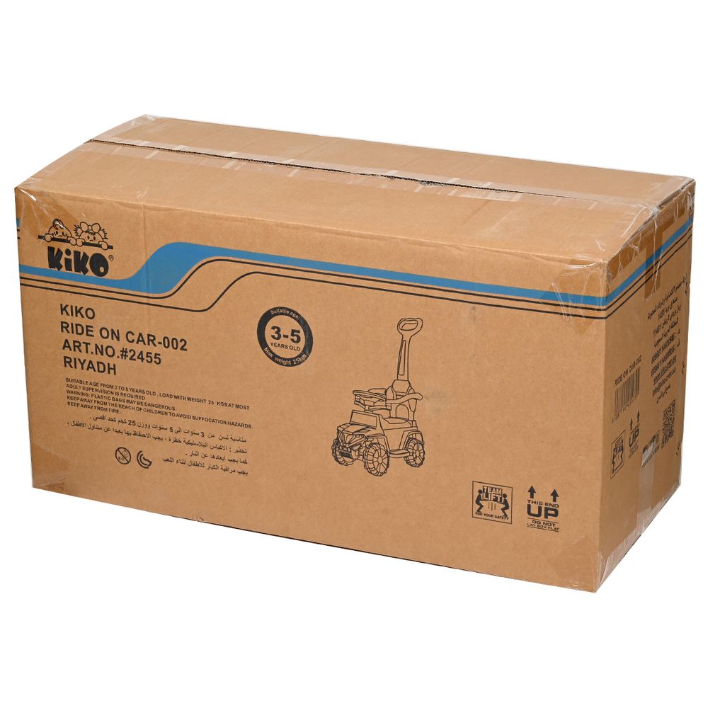 KiKo Ride On Car With Push Handle And Music