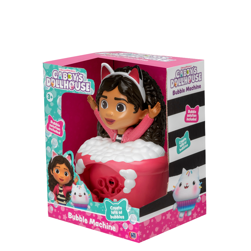 Universal Studios - Gabby's Dollhouse Character Bubble Machine - Multicolor