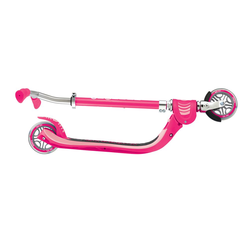 Globber - Flow Foldable 125 Manual Scooter - Fuchsia