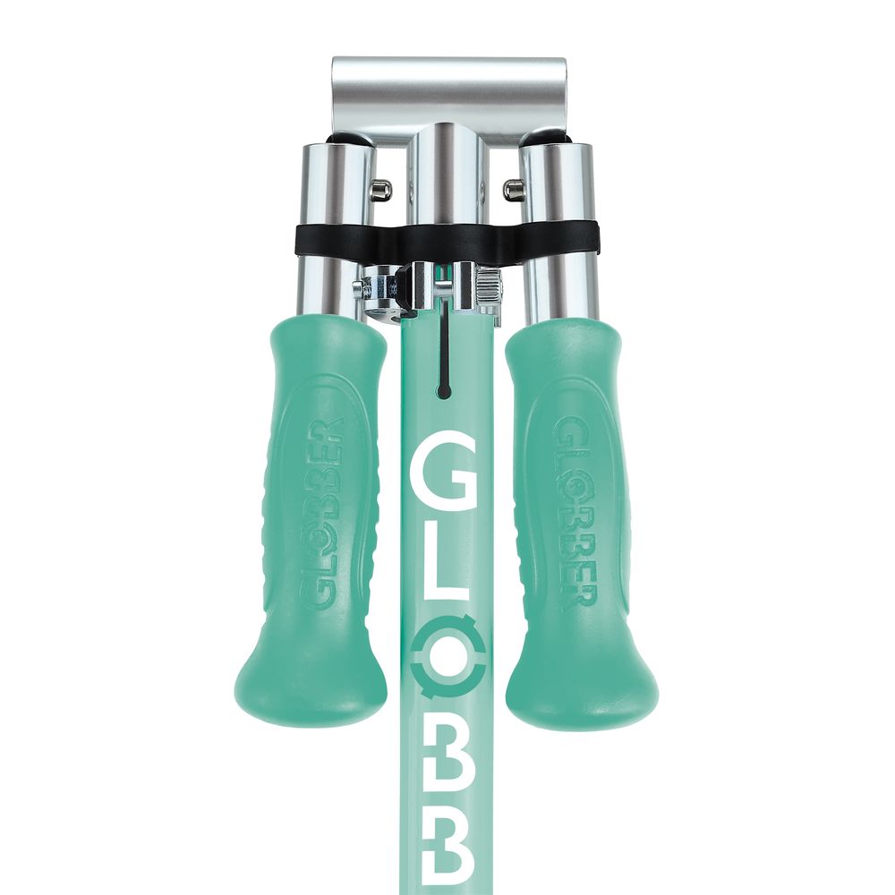 Globber - Flow Foldable Junior Lights Manual Scooter - Mint