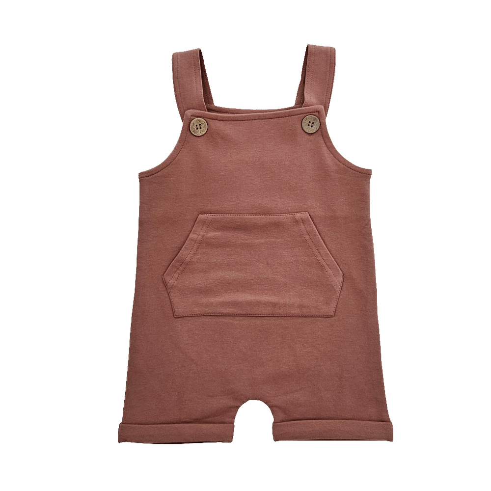 Issy & Lilo Organic Cotton Dungaree Almond - Brown