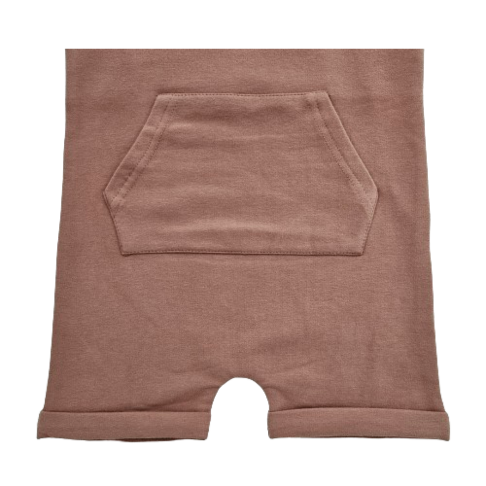 Issy & Lilo Organic Cotton Dungaree Almond - Brown