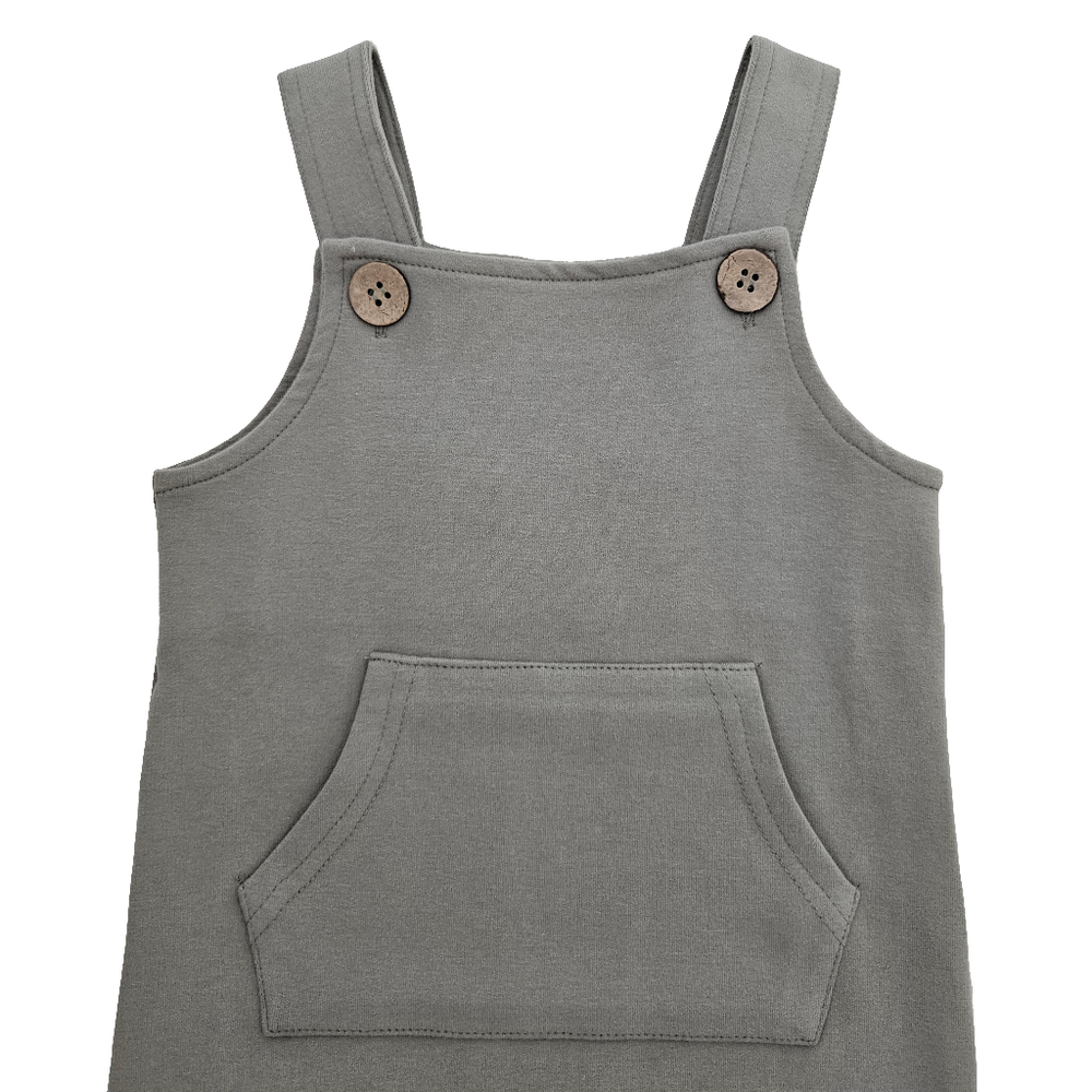 Issy & Lilo Organic Cotton Dungaree Sage - Green