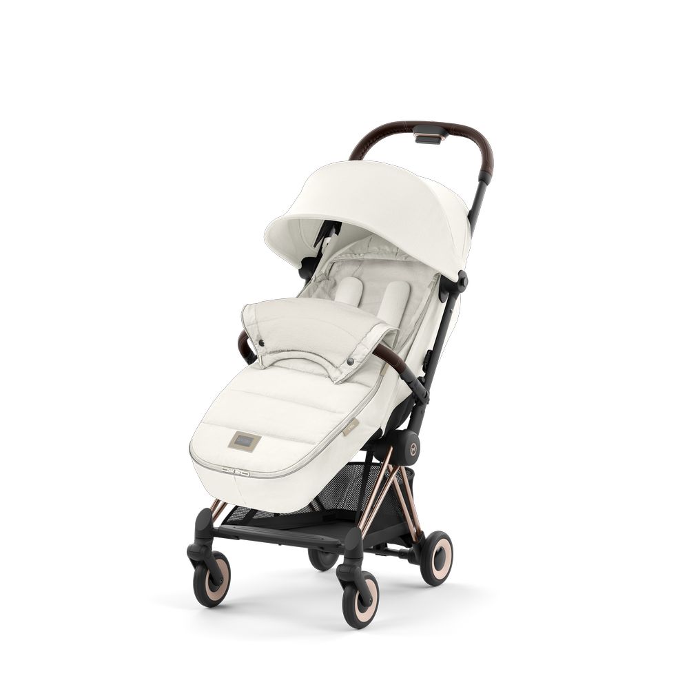 Cybex - Coya Ultra Compact Stroller - Rose Gold/Off White
