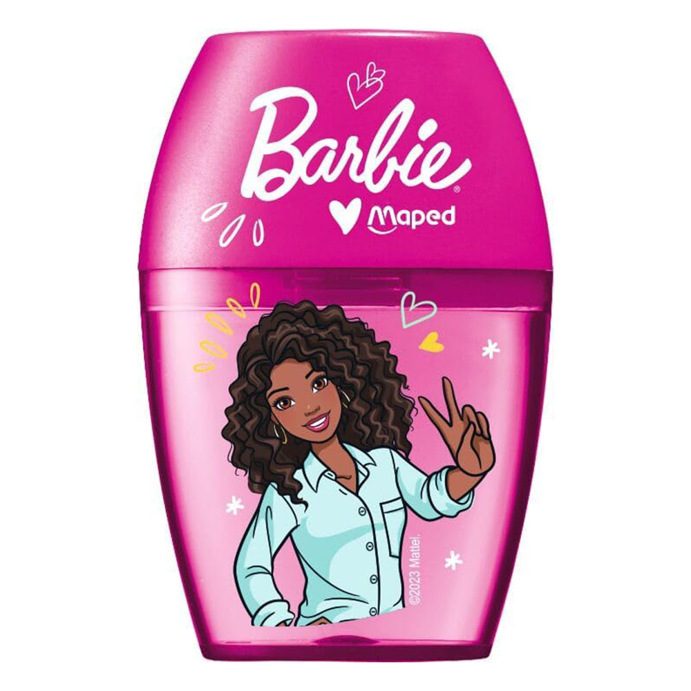 Maped - Barbie 1-Hole Pencil Sharpener Shaker - Pink