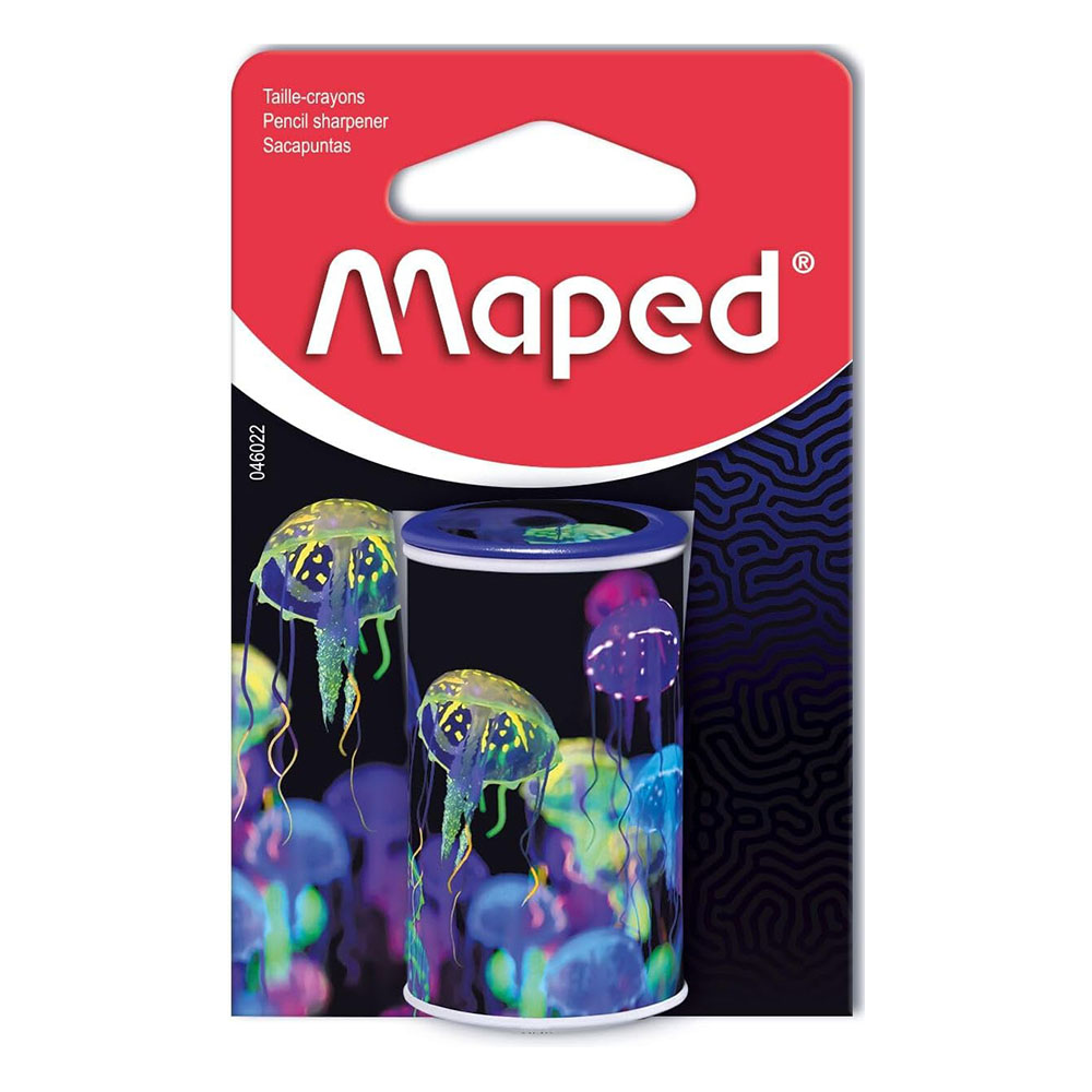 Maped - Deepsea Paradise 1-Hole Pencil Sharpener Can - Blue