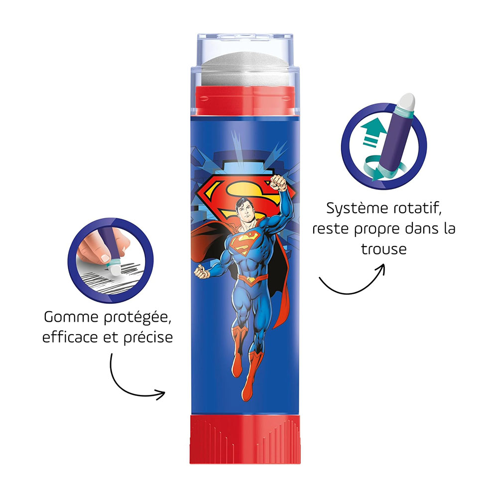 Maped - DC Superman Eraser Stick With Refill - Multicolor