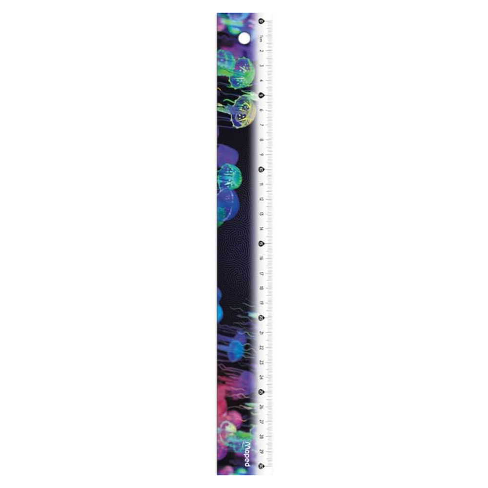 Maped - Deepsea Paradise Decorated Ruler - Blue - 30 cm