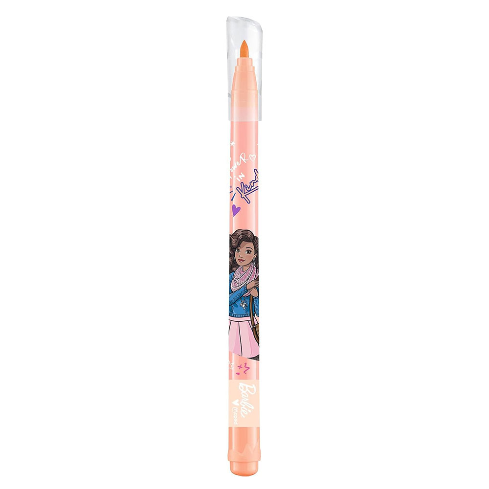 Maped - Barbie Felt-Tip Pens - Multicolor - 12 Pc Set