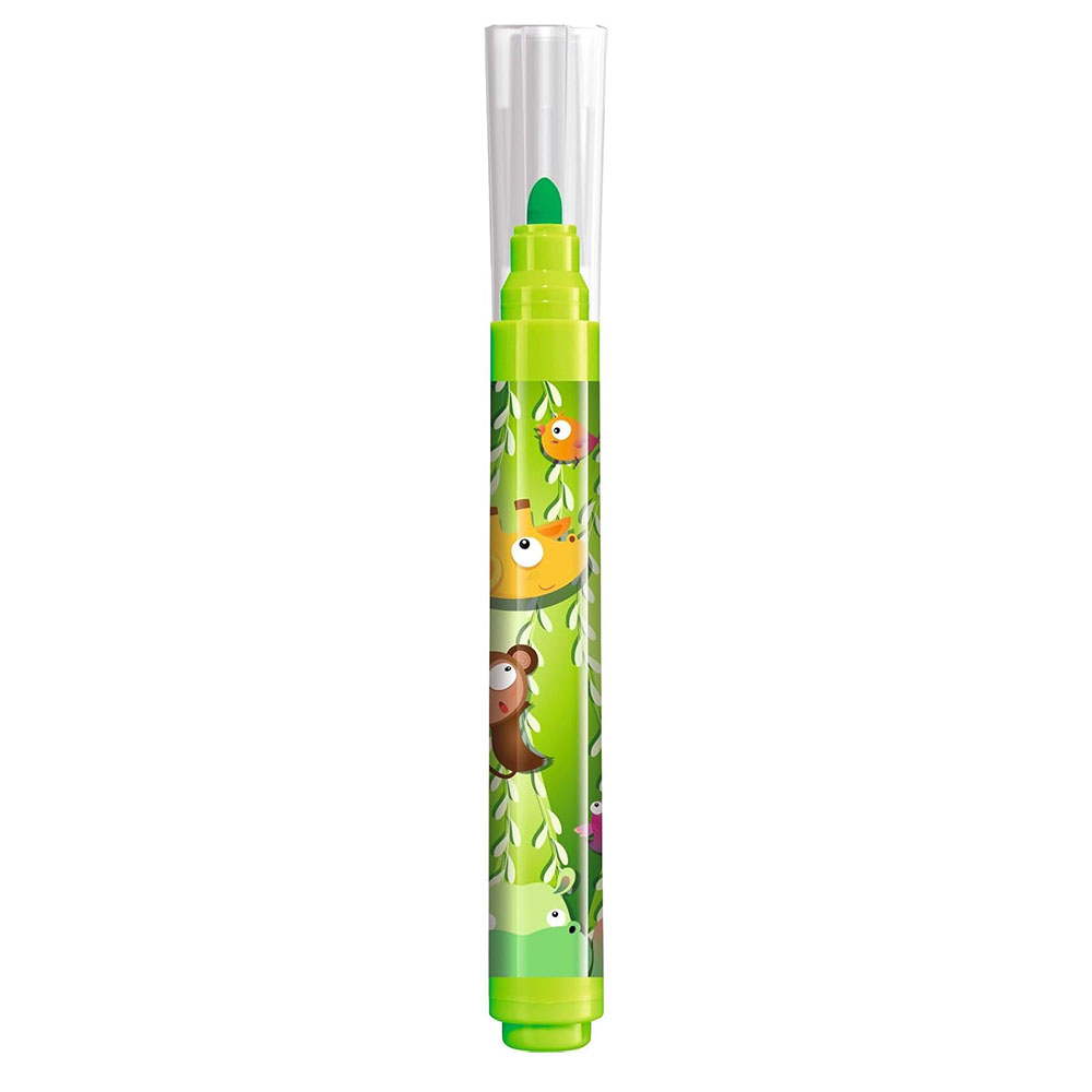 Maped - Jungle Fever Jumbo Felt Tip Pens - Multicolor - 12 Pc Set