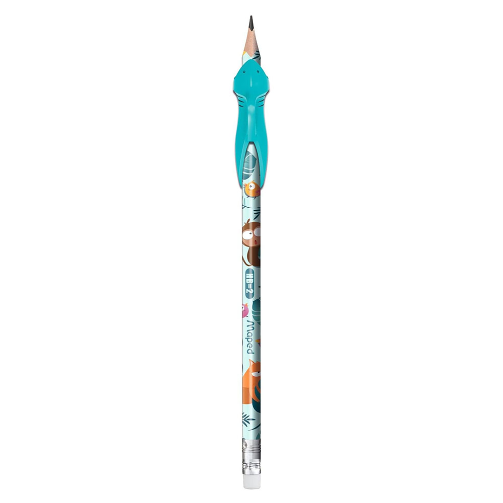 Maped - Jungle Fever HB 2 Pencil With Eraser - Multicolor - 2 Pc Set