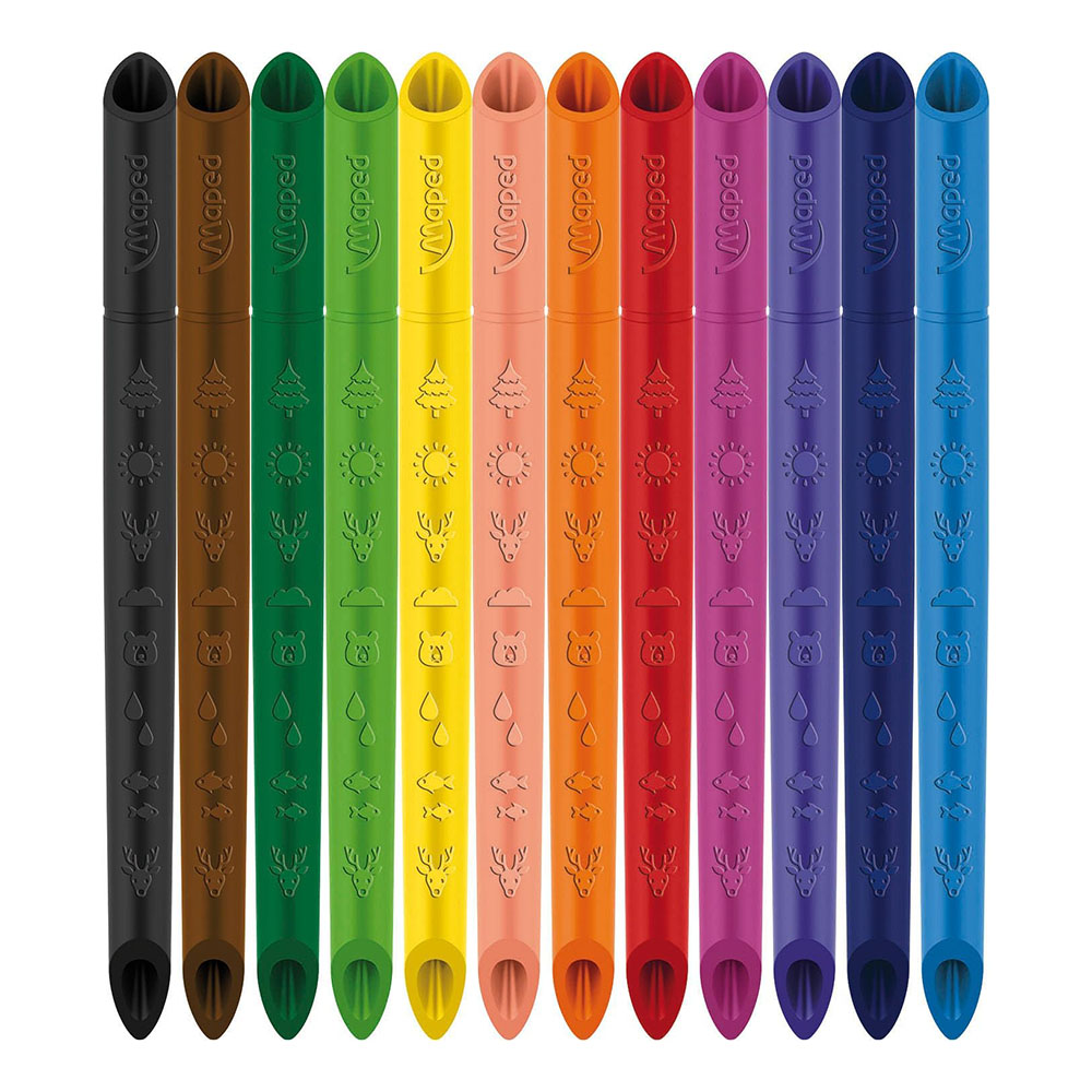 Maped - Color'Peps Infinity Colour Pencils - Multicolor - 12 Pc Set