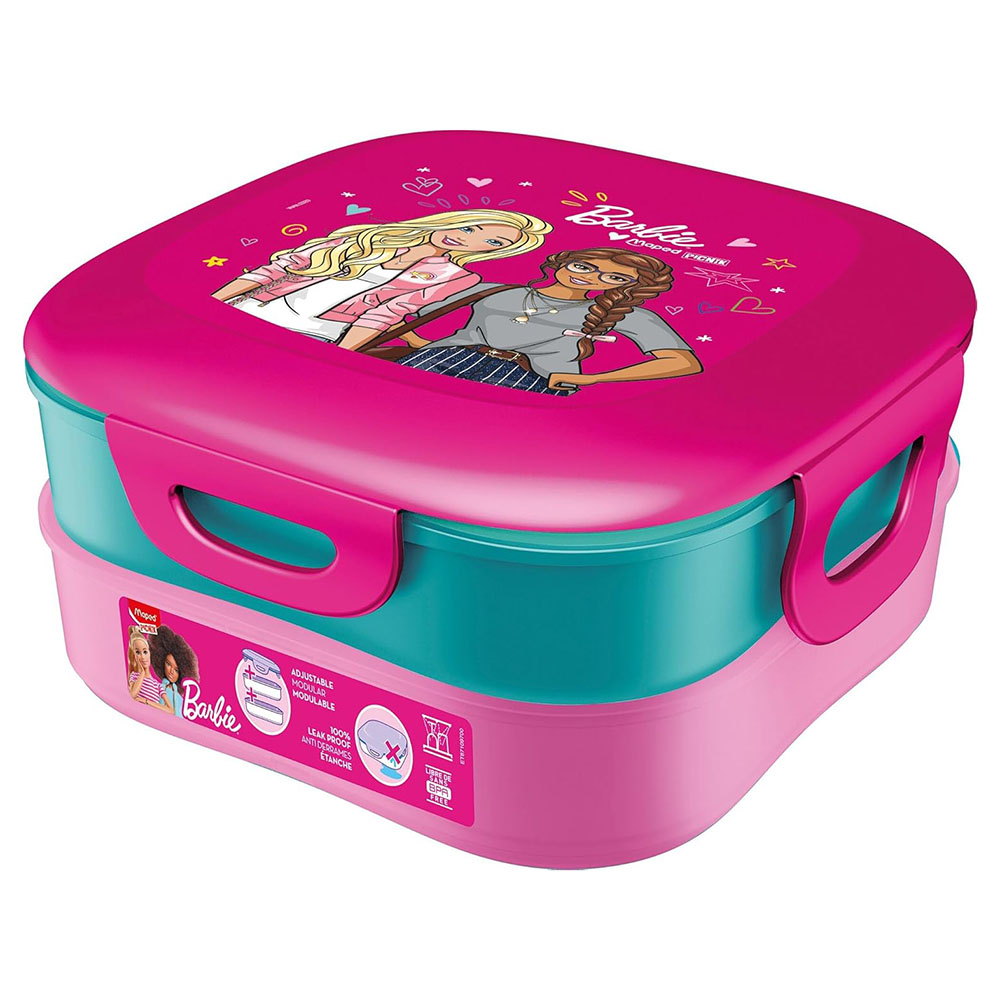 Maped - Picnik 3-In-1 Modular Lunch Box - Barbie - 1.4 L