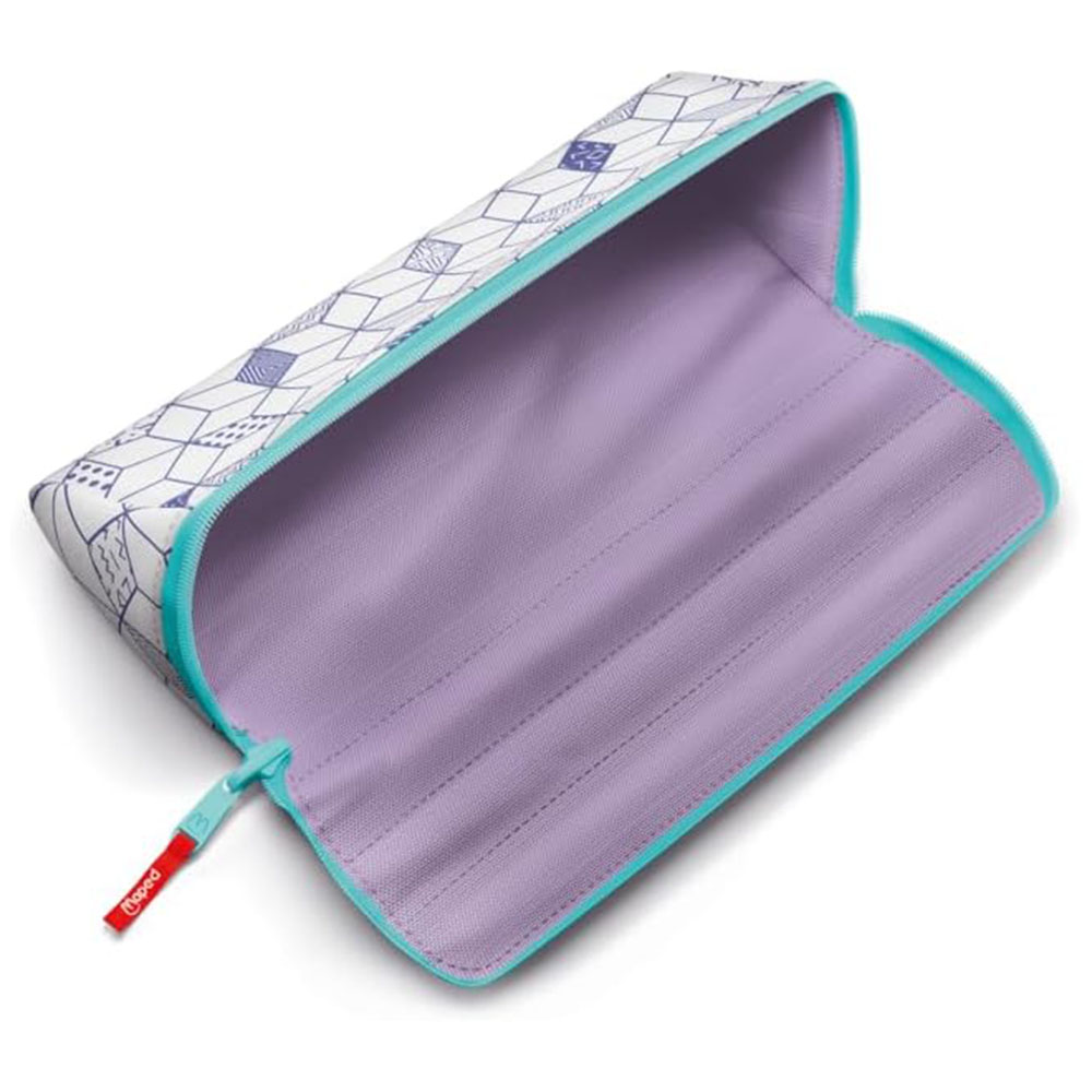 Maped - Reversible Pencil Case - Sweet Purple - XXL