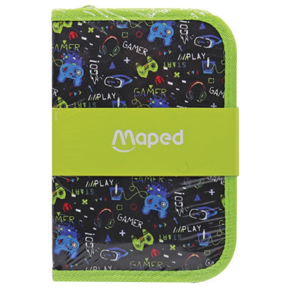Maped - All-In-One Filled Pencil Case - Gaming - 21 Pc Set