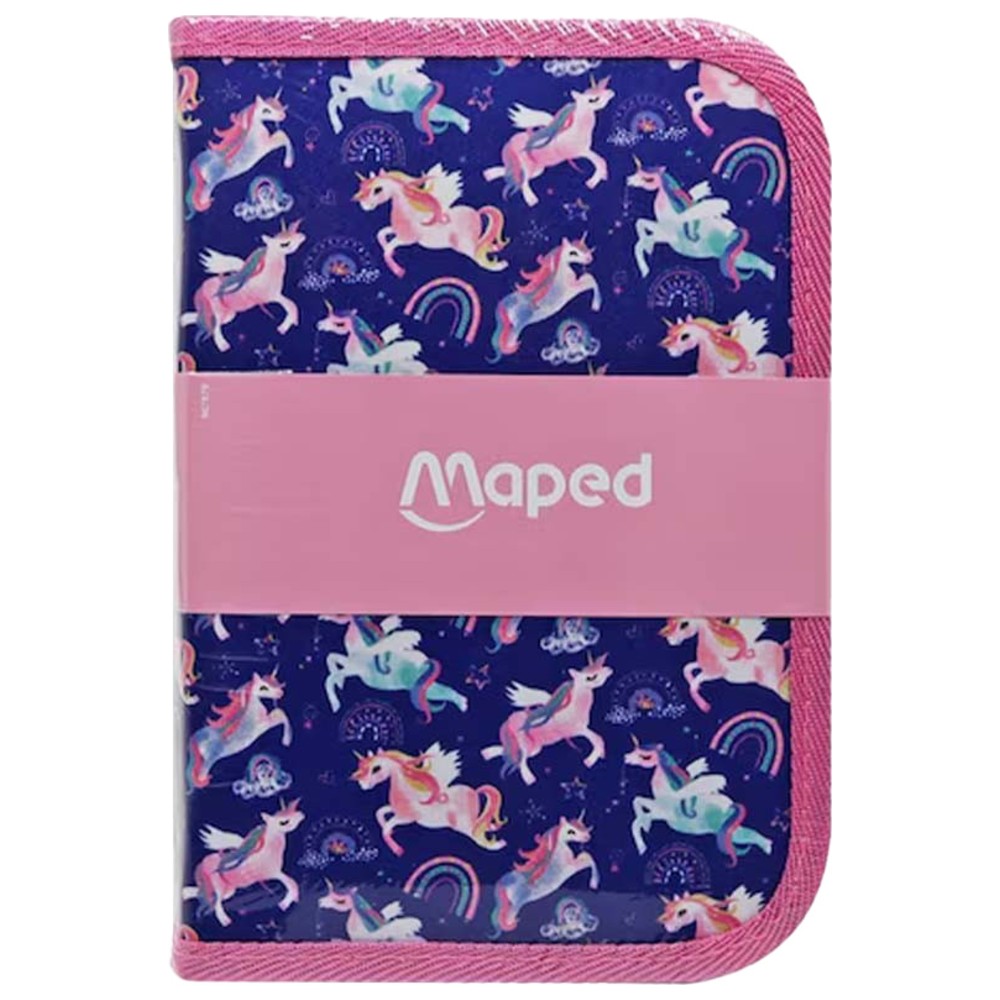 Maped - All-In-One Filled Pencil Case - Unicorn - 21 Pc Set