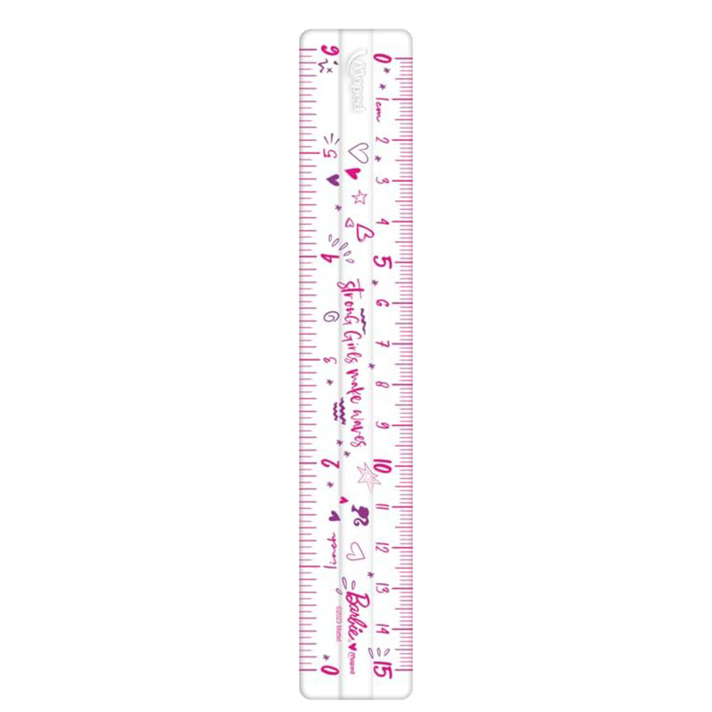 Maped - Barbie Collection Stationery Set - Multicolor - 4 Pc Set