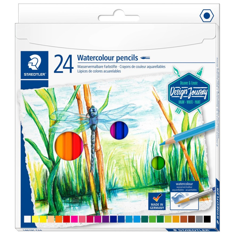 Staedtler - Watercolour Pencil Set - 24 Pc Set